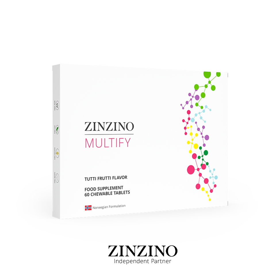 ZINZINO Multify multivitaminske tablete za žvakanje