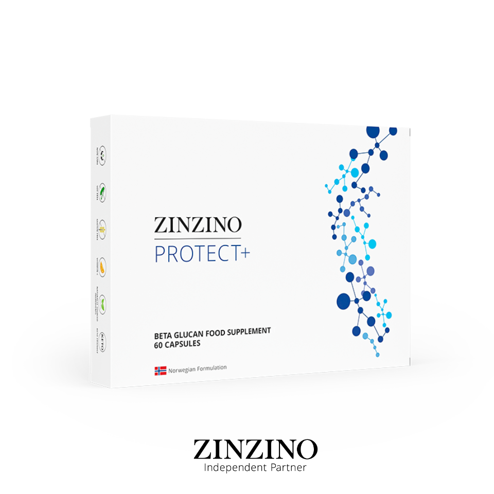 Zinzino protect+ kapsule s beta glukanom, vitaminom D i vitaminom C